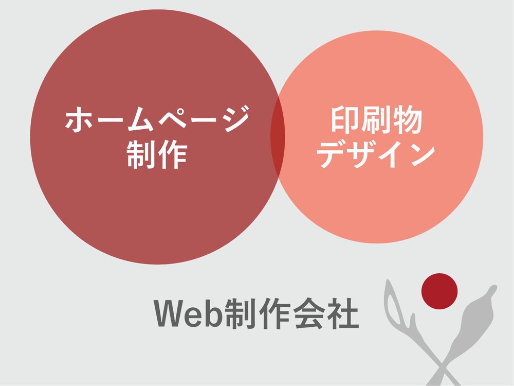 ホームページ 制作 印刷物 デザイン Web制作会社